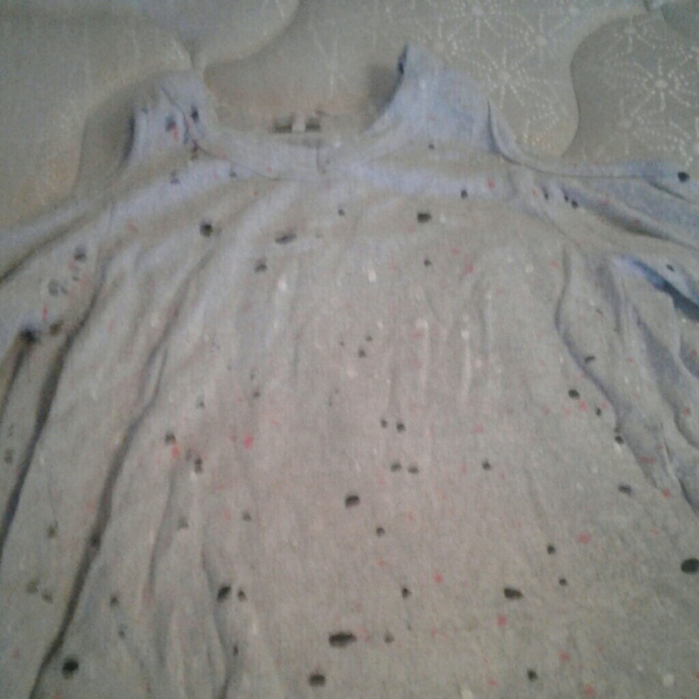 Crop sholder shirt